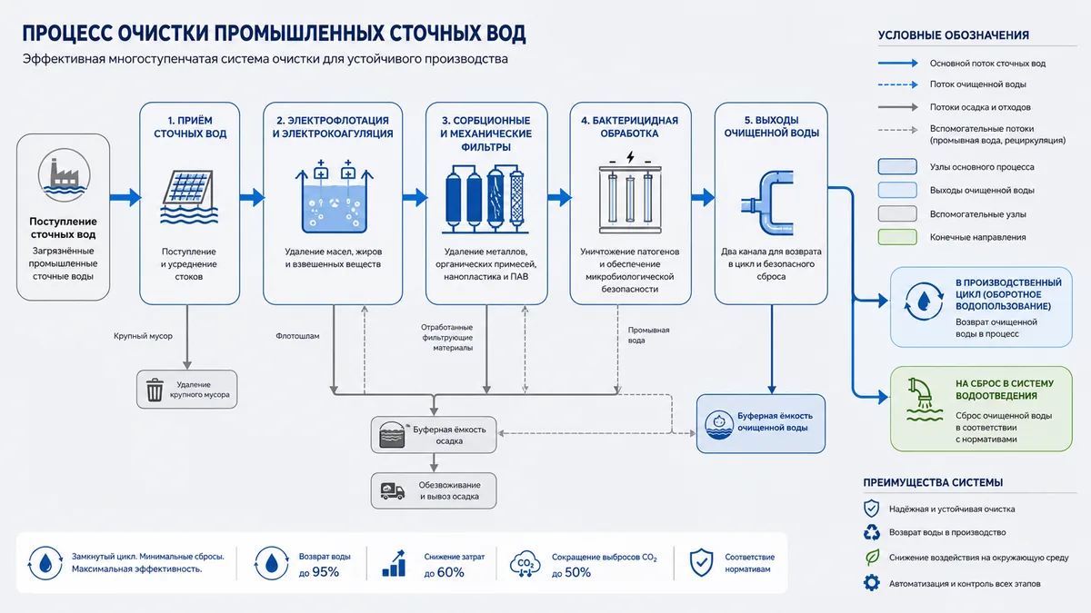 Система очистки сточных вод Т-5000